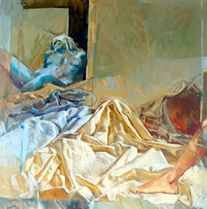 2003 - Lo Specchio - olio cm.100x100
